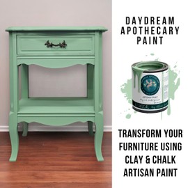 Daydream Apothecary Premium Chalk Style Paint for Furniture, Home Décor, Wood, DIY Interior Projects, Quick Dry, No Prep or Prime Needed, Matte Light Sage Green - 16oz