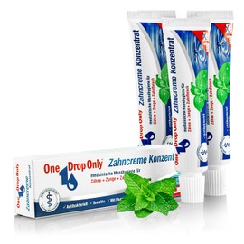 One Drop Only Toothpaste Concentrate, Medical Oral Hygiene for Teeth, Tongue and Gums, Set of 3 x 25 ml
