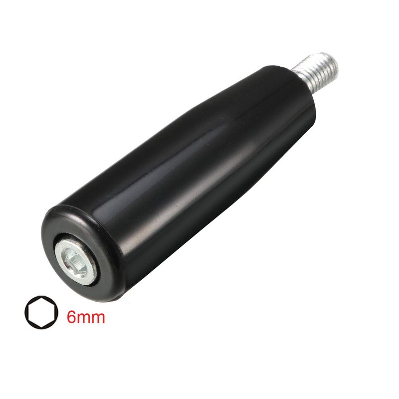 sourcing map Set of 3 Rotary Handwheel Machine Handle M10