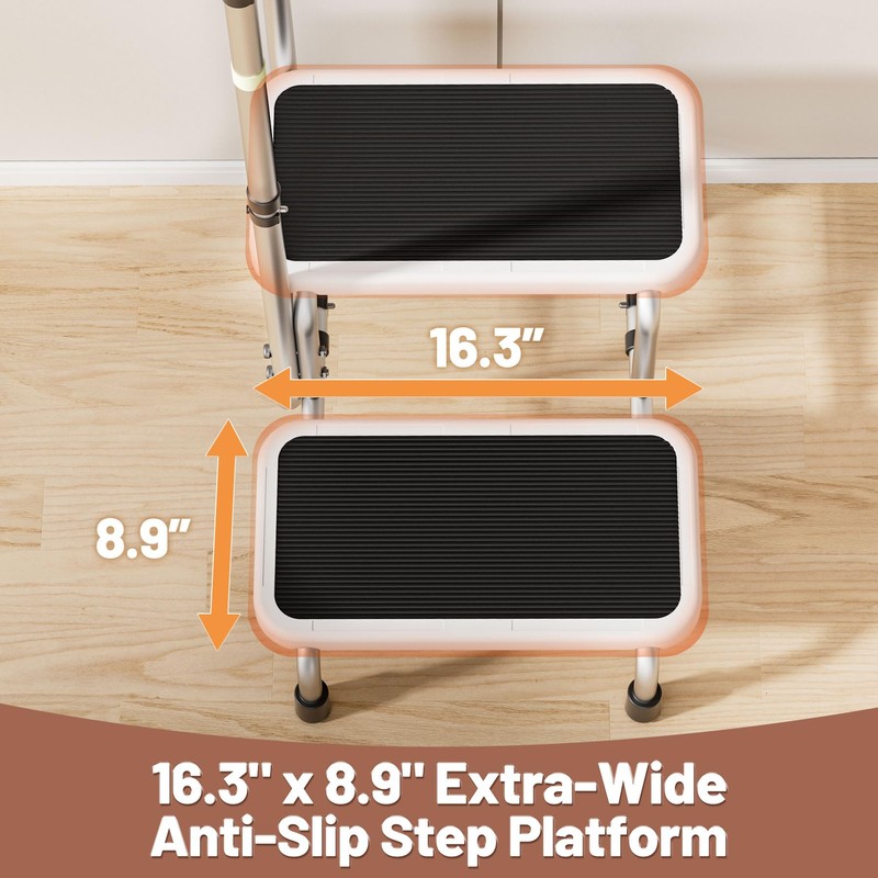 Bed Steps for High Beds for Adults, Heavy Duty Step