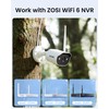ZOSI 3MP WiFi 6 Add-On Camera, Expansion Camera NVR System,