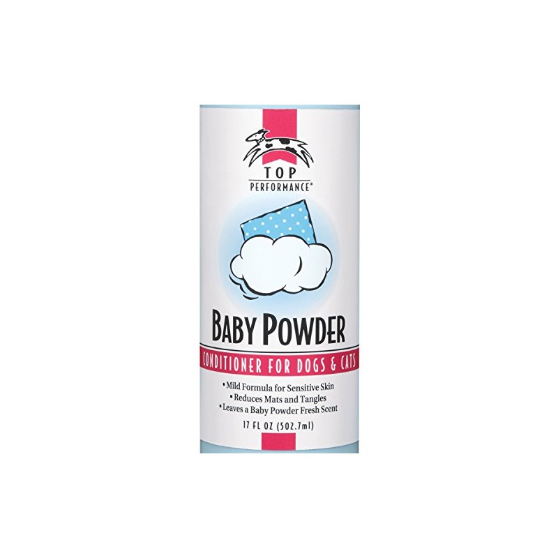 Top Performance Baby Powder Pet Conditioner, 17-Ounce