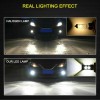 SHENKENUO 4pc LED Headlight High Low Fog Light Bulbs Combo