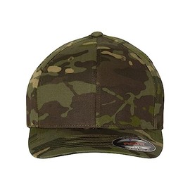 Flexfit Men's Standard, Wooly CombedTwill Fitted Cap