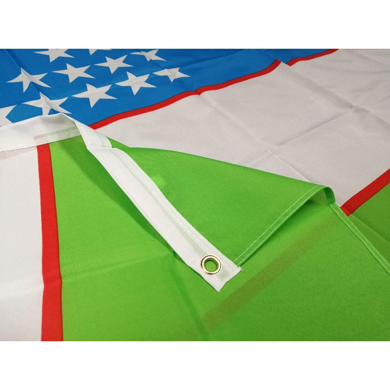 Uzbekistan Flag 5ft x 3ft 75d Premium Polyester Suitable For