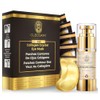 CLEOSKIN Kit Crema Contorno de Ojos y 25 Parches Anti-Ojeras