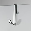 Nuie ACC003 ǀ Modern Bathroom Wetroom Enclosure Hook - Frameless,