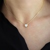 Sternvoll® Heart Necklace Made of 925 Sterling Silver with Zirknoia,