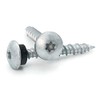 Low Profile Mechanical Galvanized Roofing Screws - #10 x 1"