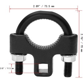 FRYSMU Inner Tie Rod Removal Tool, 3/8” Tie Rod End Removal Tools for Inner Tie Rod Removal and Installation Inner Tie Rod Tool