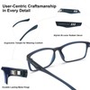 CARA 2 Pack Superior Lightweight TR90 Reading Glasses for Men