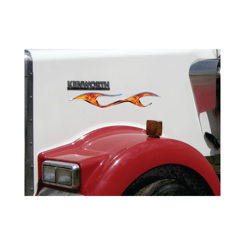 No. 2 Semi Truck Flame Decals - True Fire and