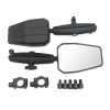 Unbranded 1 pair ADV Motorcycle Rearview Mirror Foldable Adjustable Adventure
