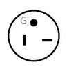 Parkworld 60264 Adapter Power Cord 20 AMP 6-20 Plug Right