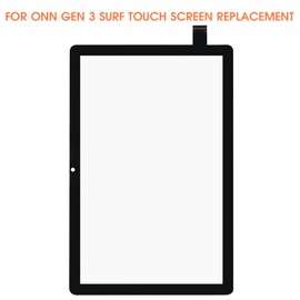 Touch Screen for ONN 10.1" Gen 3 Surf 2022 Tablet 100071485 Screen Replacement for ONN 100071485 Digitizer Touchscreen Glass Panel with Tools (Black, Not LCD Display)