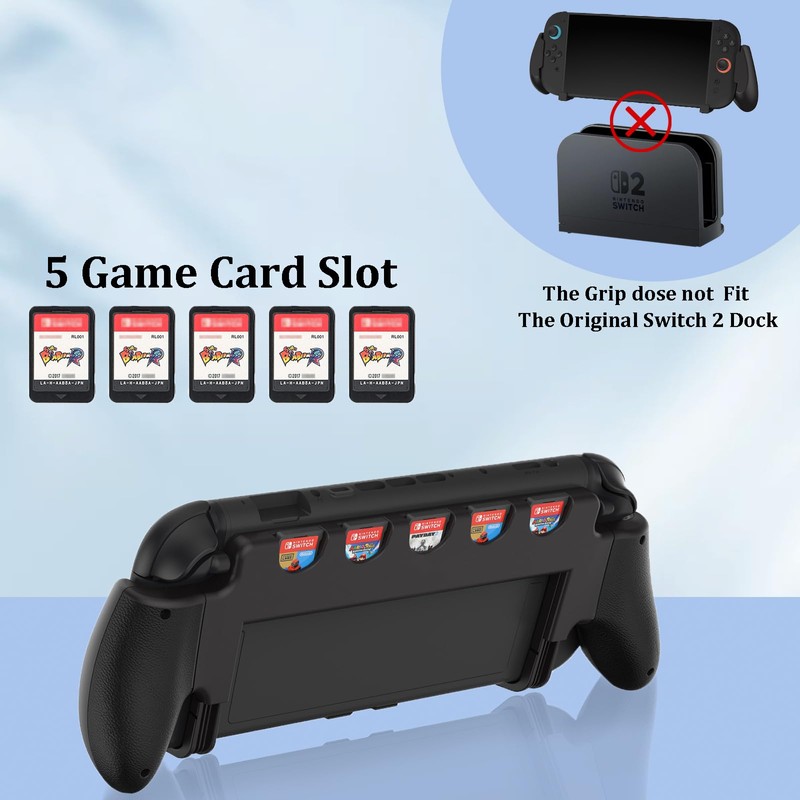 LEPEYMDA Console Grip for Switch 2 (2025), Durable Ergonomic Grip