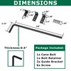 URDOGSL 18" Heavy Duty Cane Bolt Gate Drop Rod with