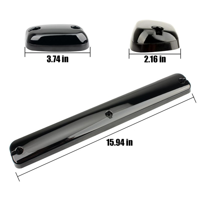 QPCRAP Cab Lights 3 PCS Fit for Silverado 2007-2014 or