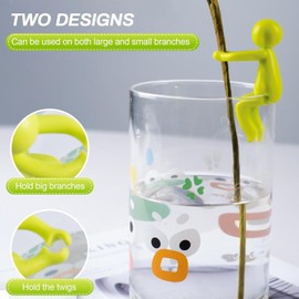 6Pcs Plant Propagation Buddy, Plant Cutting Holder for Stems, Sprouts and Shoots, Plant Propagation Friends Growth Tool, for an Indoor Garden or a Plant Propagation Station, Funny Gift for Plant Lover