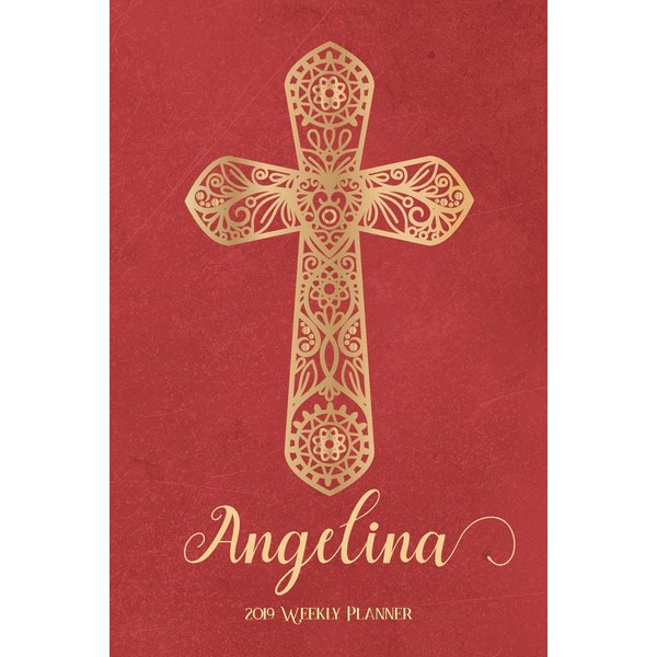 2019 Planner, Angelina: Personalized 90-page Christian Planner with Monthly and