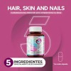 Lifeed5 - Suplemento Multivitamínico LIFEED5 de Biotina y Colágeno para