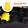 YNEI ABS Yellow Accent Engine Bay Cover Modify Part Fits