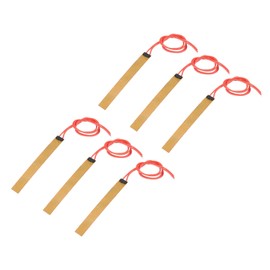 MECCANIXITY Heater Film Heating Plate, 24V 9W Polyimide Heat Pad, Adhesive PI Heater Elements Film 100mmx12mm Heater Strip for Constant Temperature, Pack of 6