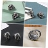 SAFIGLE Retro Gothic Skull Ring for Men Creative Titanium Steel