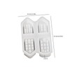 Art House Shape Resin Silicone Molds,3D Silicone House Candle Mold