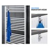HEATGENE ABS Y-Shaped Hooks - Chrome, Compatible Liquid Filled Smart