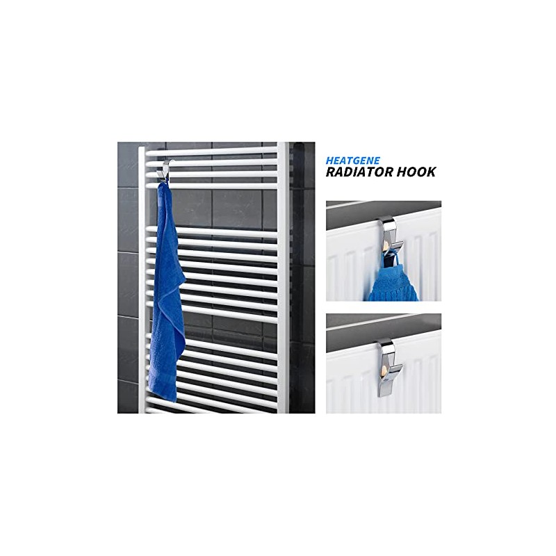 HEATGENE ABS Y-Shaped Hooks - Chrome, Compatible Liquid Filled Smart
