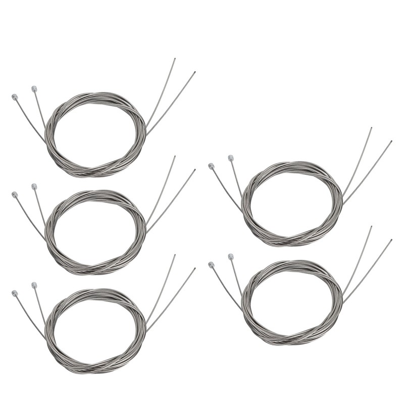 10Pcs Bike Shifter Cable Stainless Steel Rustproof Bicycle Gear Cable