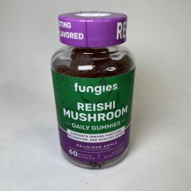 Fungies Reishi Mushroom Gummies Supplement 60 Count Exp 12/2026 New