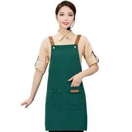 fogman Apron, Cafe Apron, Stylish, Cute, Men's, Women's, Waterproof, Oil-proof, Simple, green
