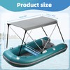 Bimini Top for Inflatable Boat (Width 3.3-4.6 ft) with Mounting
