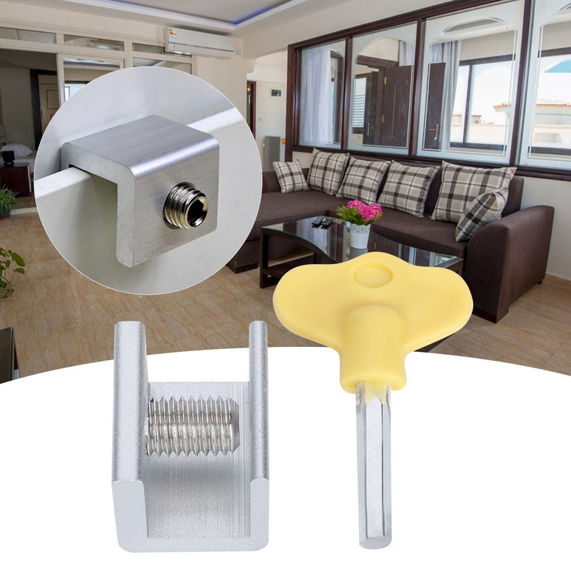 10 Set Sliding Window Safety Lock Aluminum Alloy Slide Security