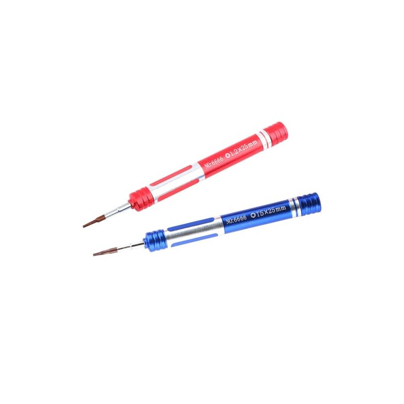 Precision 1.2mm P5 Pentalobe Screwdriver and T5 Torx Screwdriver Set