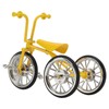 Toy Tricycle Model 3D Car Model Removable Tricycle Ornament Metal