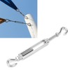 Turnbuckle, M6 Stainless Steel 4pcs Hook-to-Hook Turnbuckle for Outdoor Use