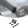 Linskip Hood Latches Aluminum Hood Catch Kit Replacement Compatible with