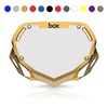 Box Two Chrome 3D Impact Resistant BMX Bike Number Plate