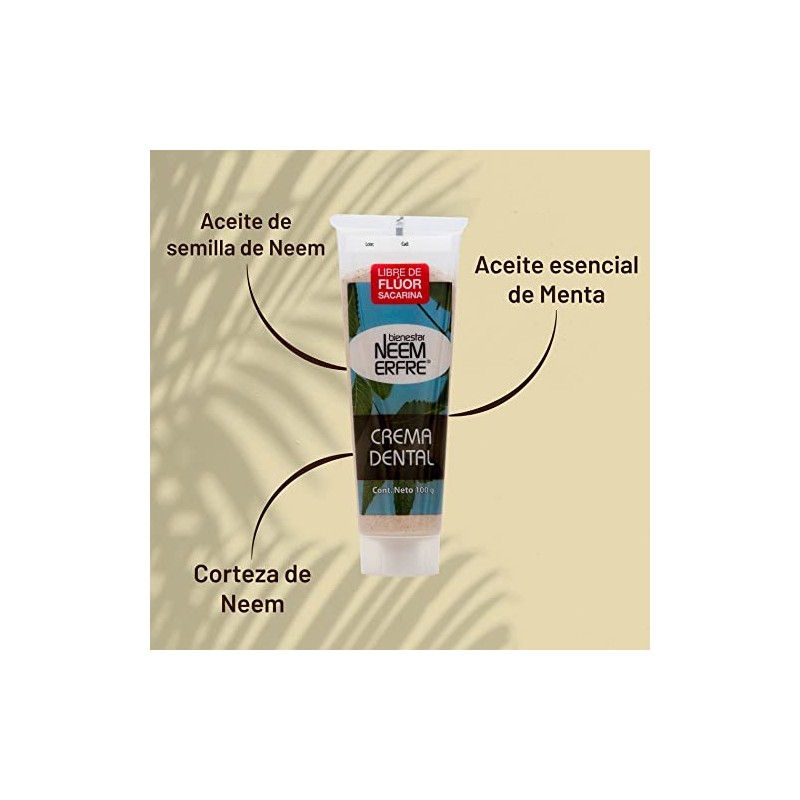 NEEM ERFRE | Pack de 3 crema dental de sabores