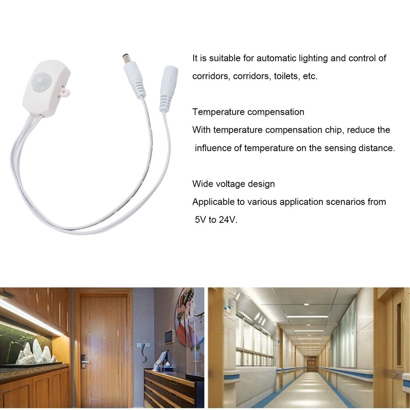 5V‑24V PIR Motion Switch Automatic Infrared PIR Motion Detector Body
