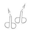 COLLBATH Brow Eyebrow Clip Stainless Steel Tweezers Scissor Handle for