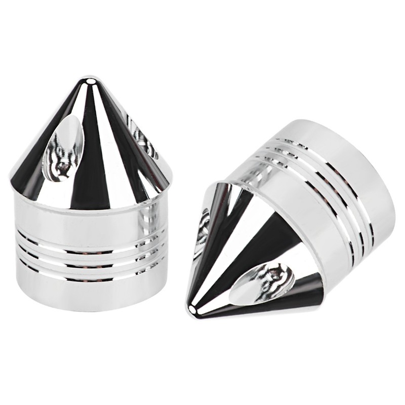 Motorcycle Axle Cover Chrome Thin Cut Nut Black Replacement Accessory(Electroplate)