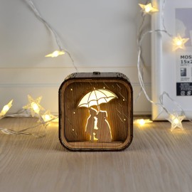 MissLiGarden Handmade Music Box, Mom and Daughter for Wife, Husband, Girl, Boy, Son, Anniversary, Birthday, Valentine's Day... (You are My Sunshine)