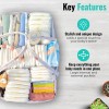 Altairea Hamper Gift Set Diaper Caddy Organizer with Plush Toy,