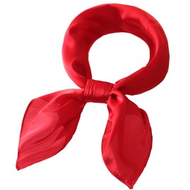 la ceida Satin Silk Scarves for Women and Girls Premium Summer Square Neck Scarf, Ladies Head Hair Scarf and Wraps 27.5 Inch