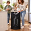 82L Recycling Bin for Empty Bottle Storage – Foldable Waterproof