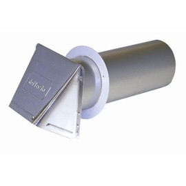 DiversiTech 650-001 Hood, Dryer Vent, Alum., 4 Inches